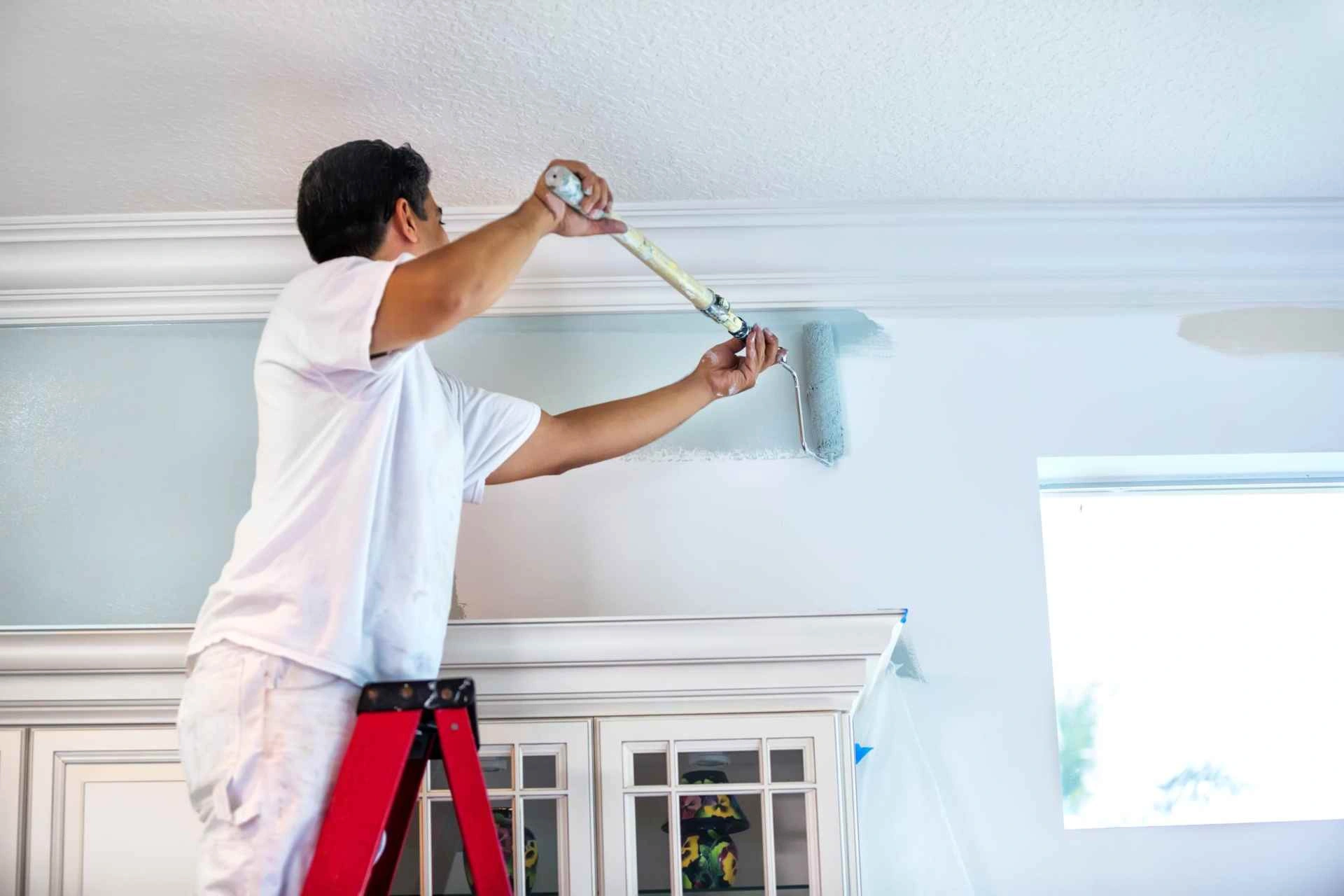 Equipo de Pintor Pamplona Pro pintando una vivienda